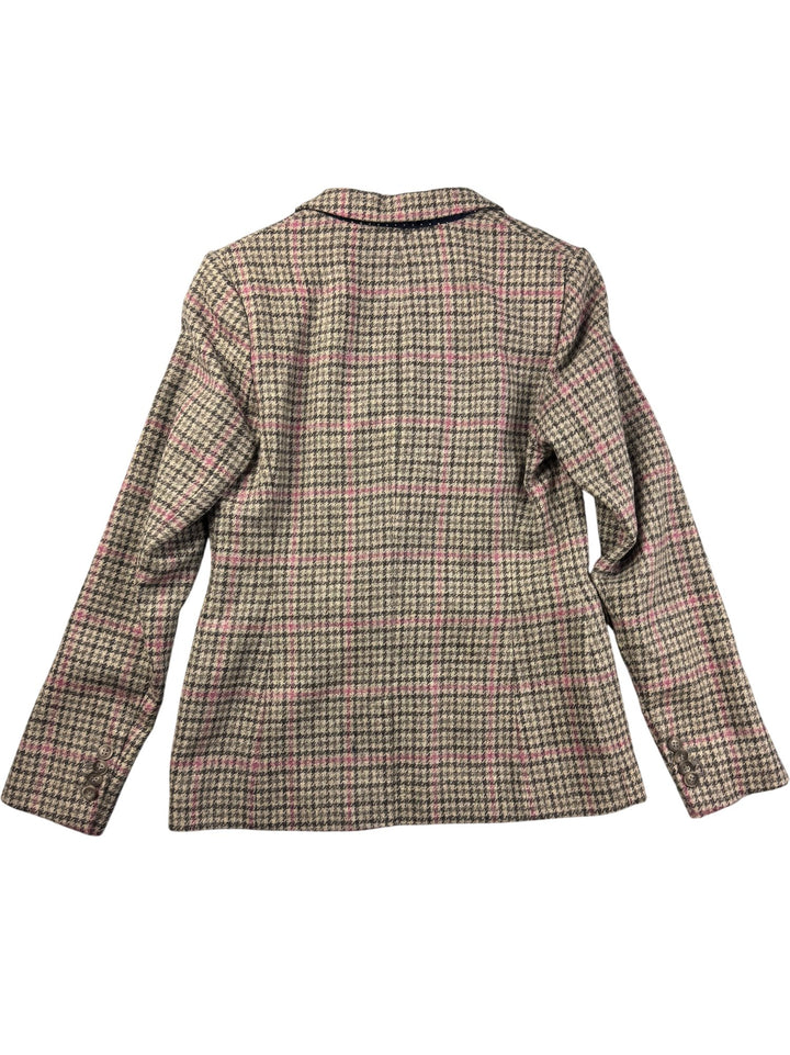 Crew Clothing Check Wool Jacket - Think Vintage ltd