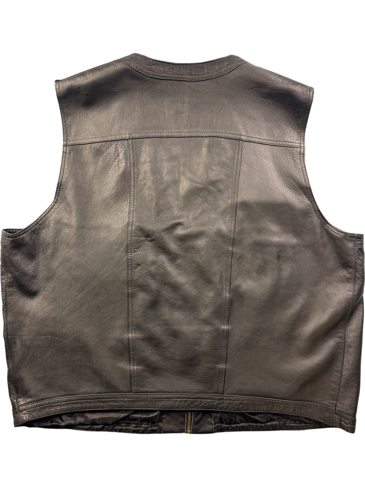 Crinpelart Leather Utility Vest - XXL - Think Vintage Online Ltd