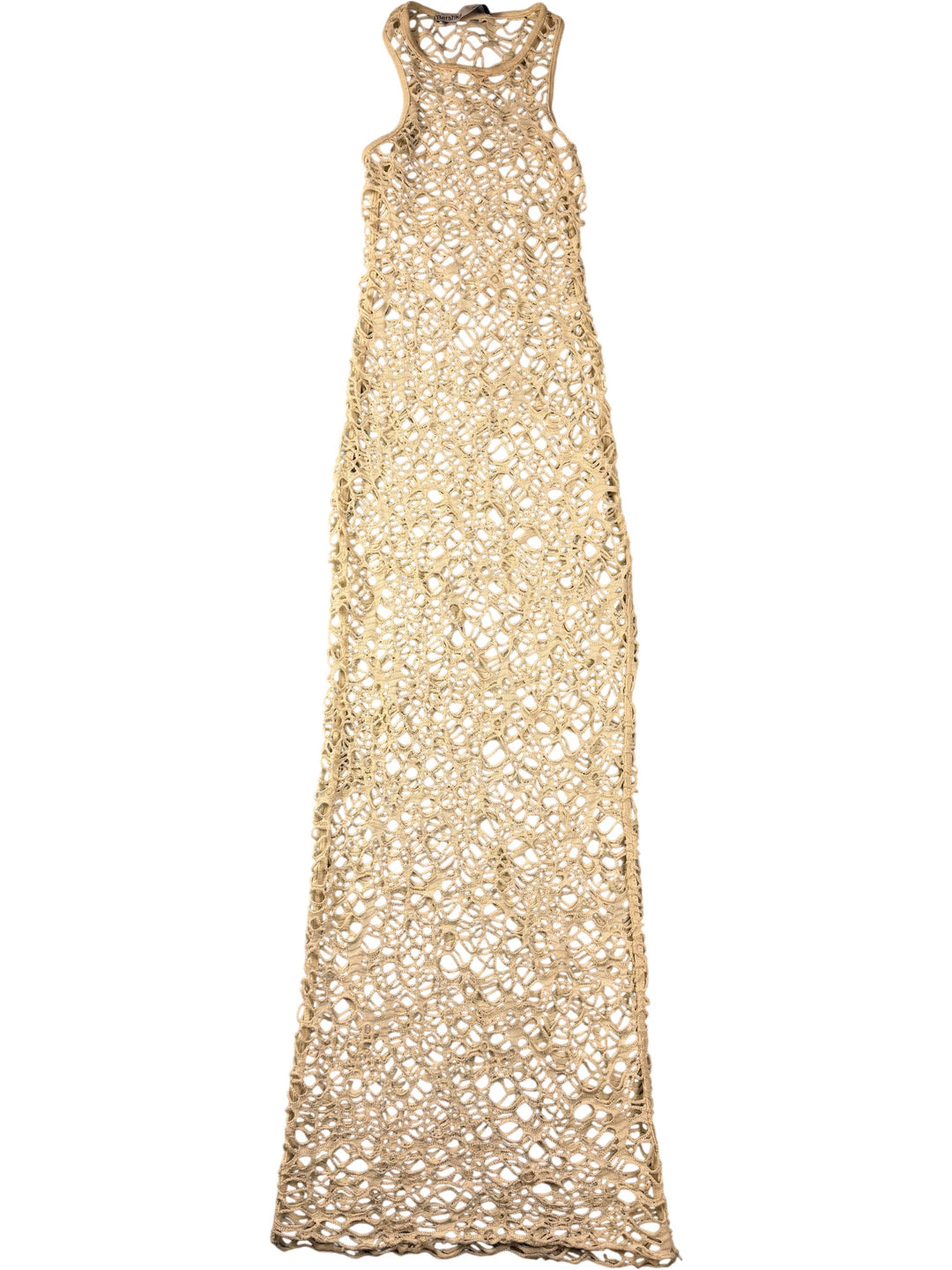 Crochet Maxi Dress - XS - Think Vintage