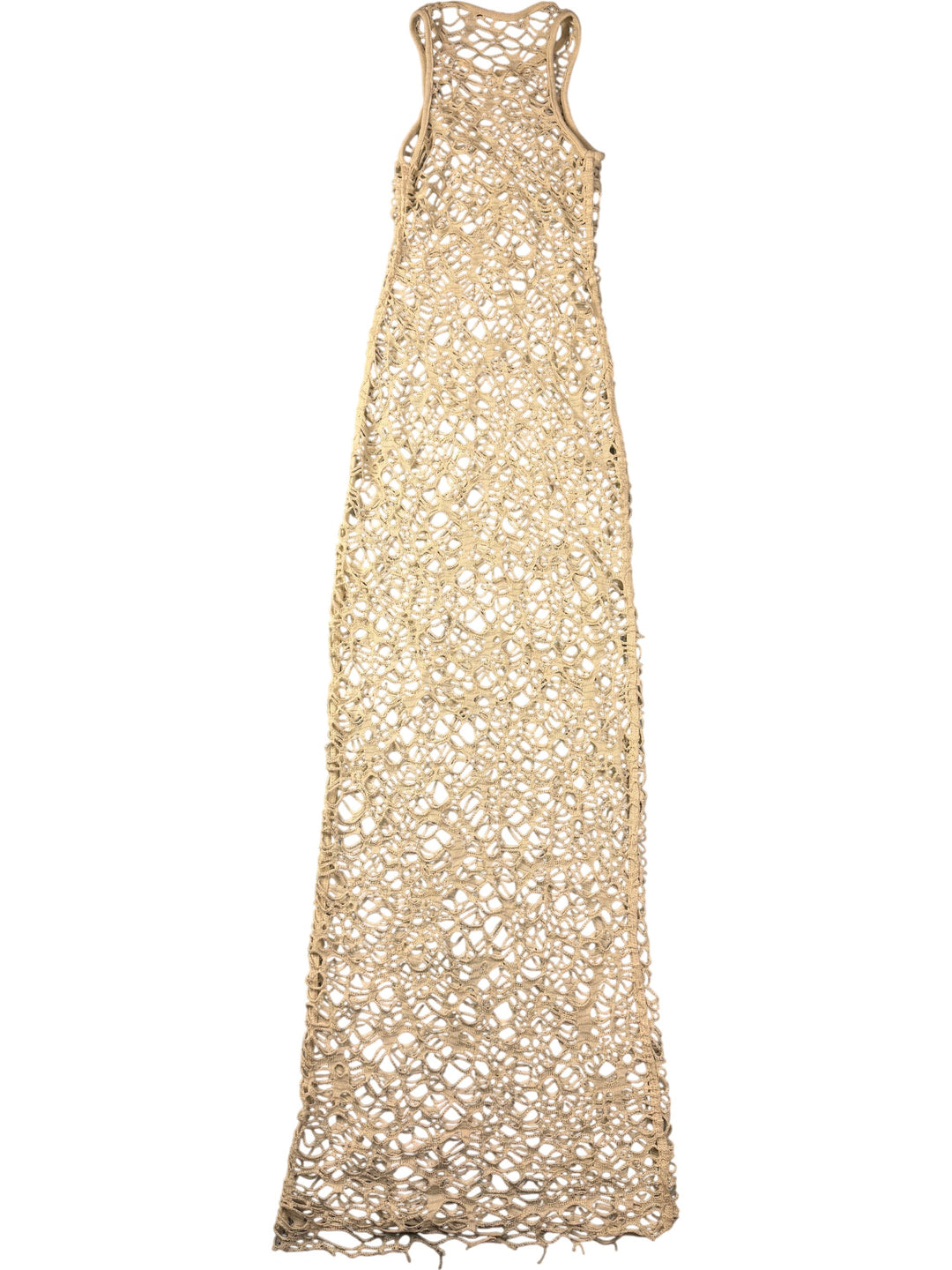 Crochet Maxi Dress - XS - Think Vintage