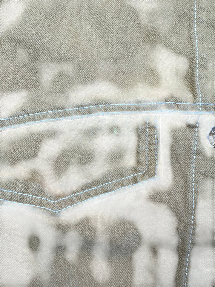 Cropped Trucker Jacket - S - Think Vintage