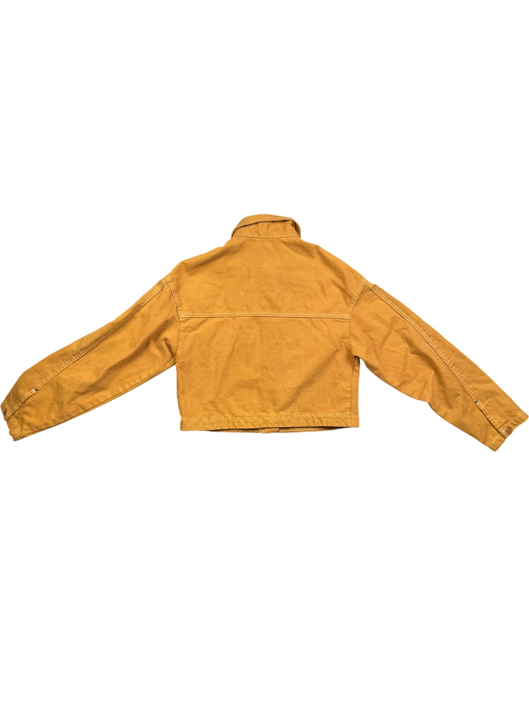 Cropped Trucker Jacket - S - Think Vintage Online Ltd