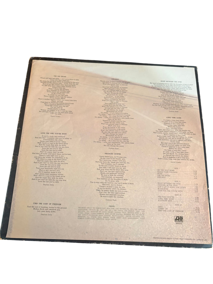Crosby Stills Nash & Young 4 Way Street Vinyl - Good - Think Vintage ltd
