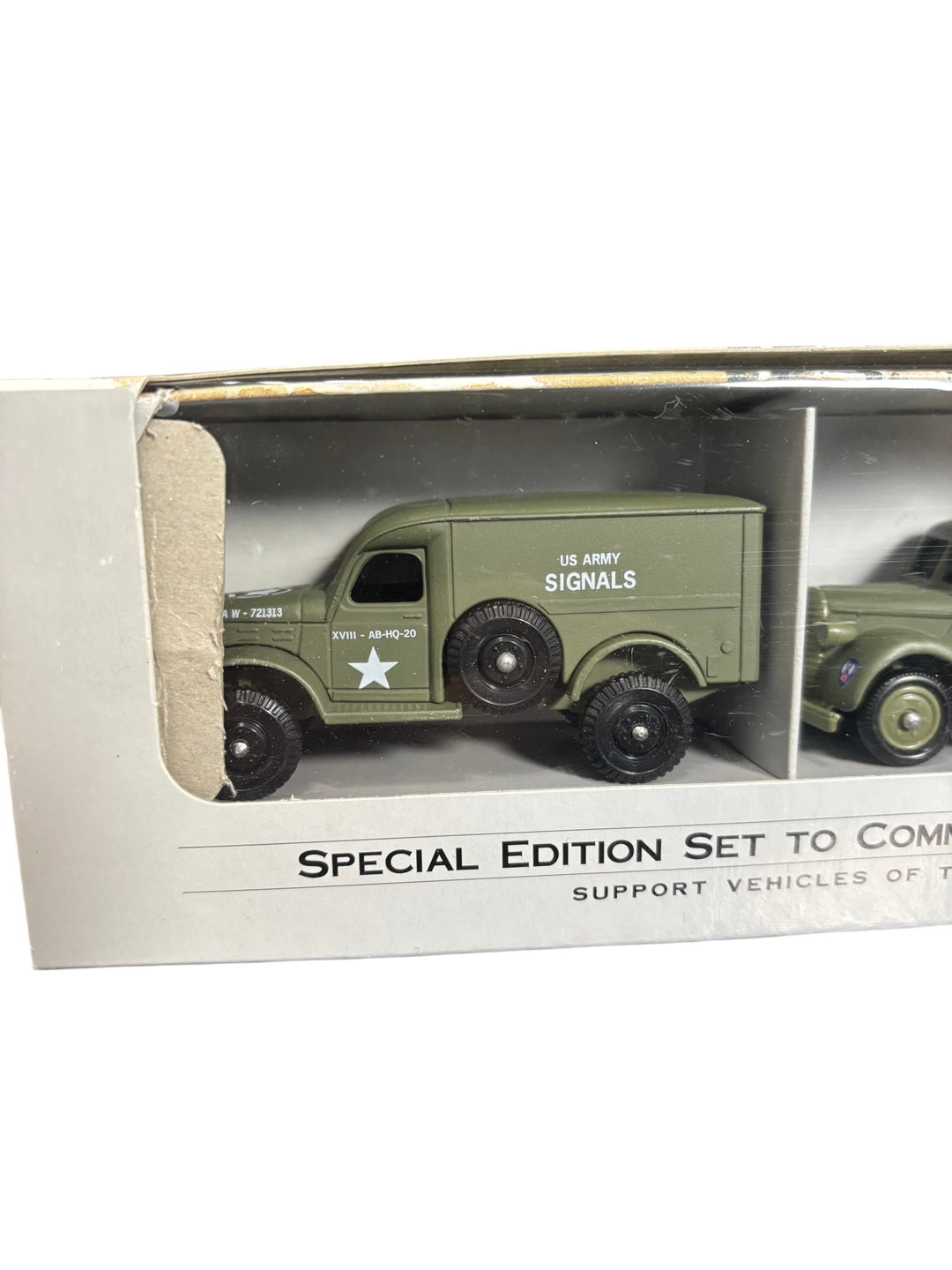 D-Day 50th Anniversary Operation Overlord Diecast US Army Support Vehicle Set - Think Vintage