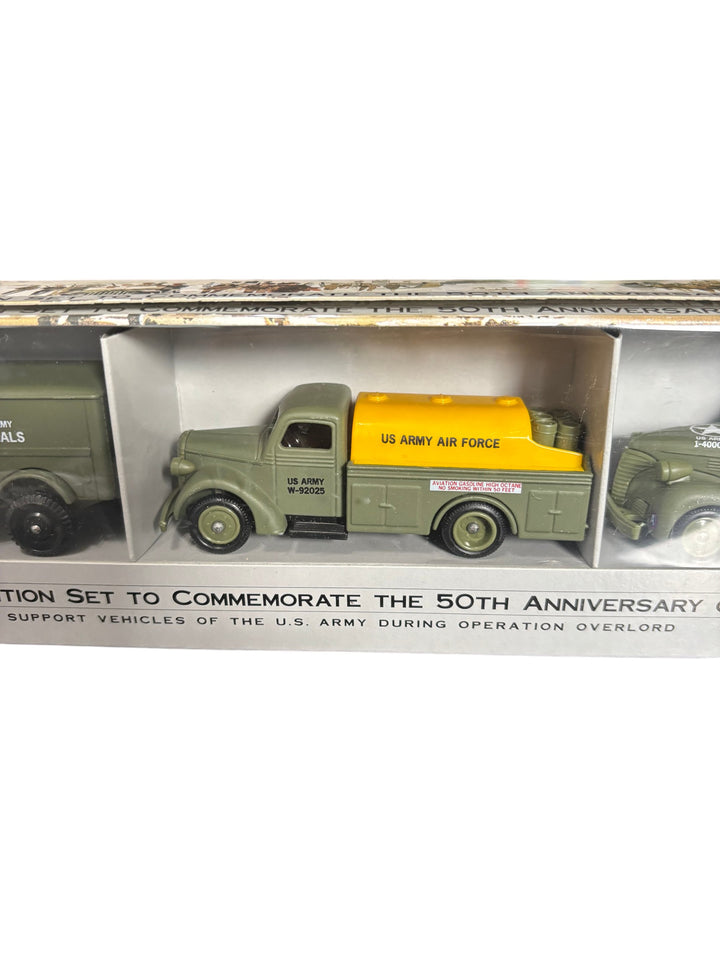 D-Day 50th Anniversary Operation Overlord Diecast US Army Support Vehicle Set - Think Vintage