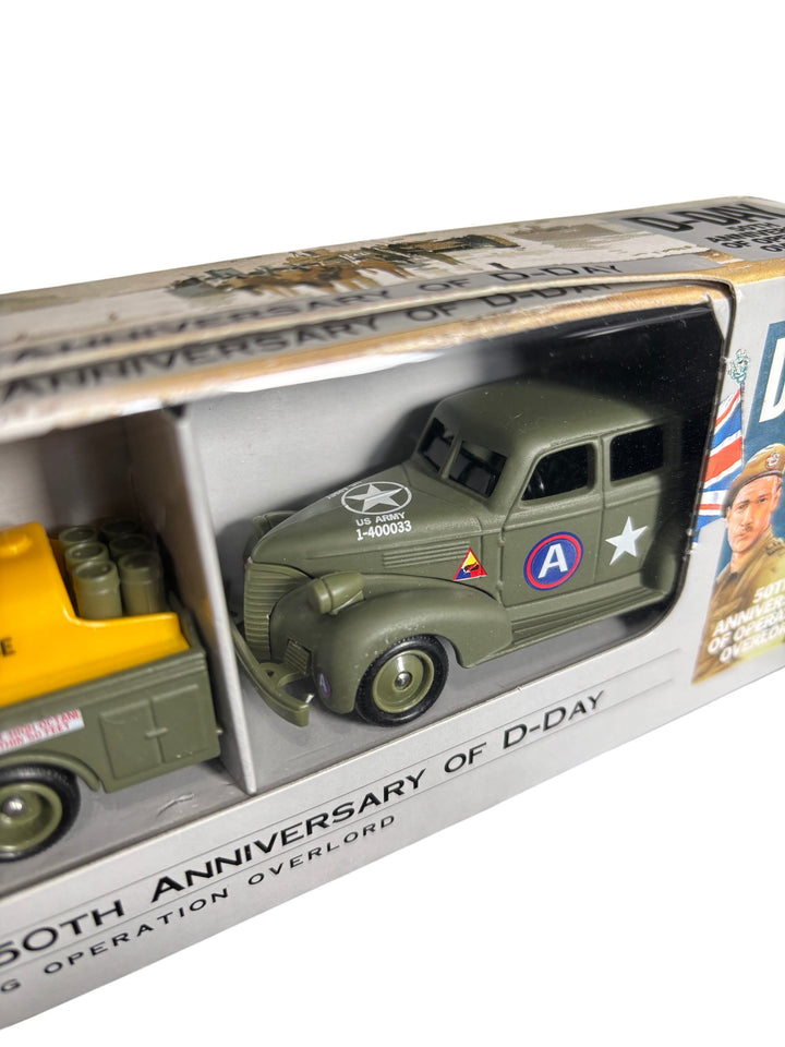 D-Day 50th Anniversary Operation Overlord Diecast US Army Support Vehicle Set - Think Vintage