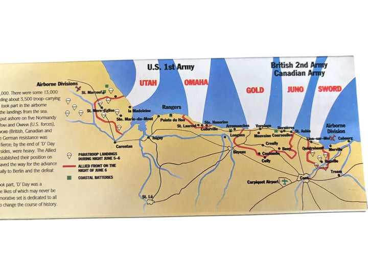 D-Day 50th Anniversary Operation Overlord Diecast US Army Support Vehicle Set - Think Vintage