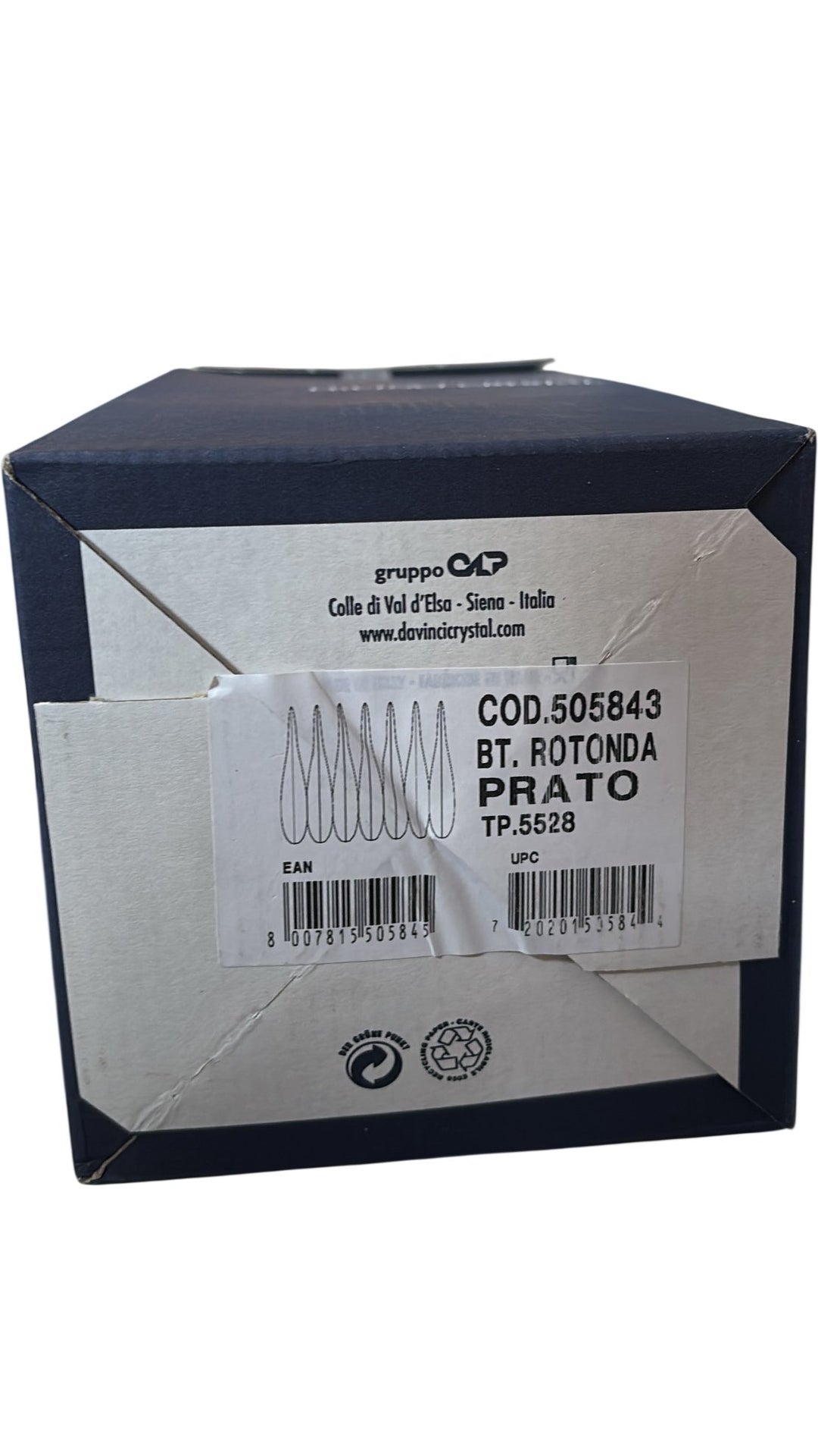 DaVinci Crystal Decanter Made In Italy - Think Vintage ltd