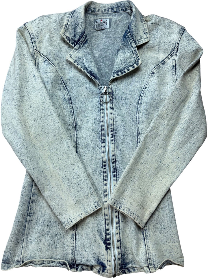 Dakota Blue Acid Wash Denim Jacket - S