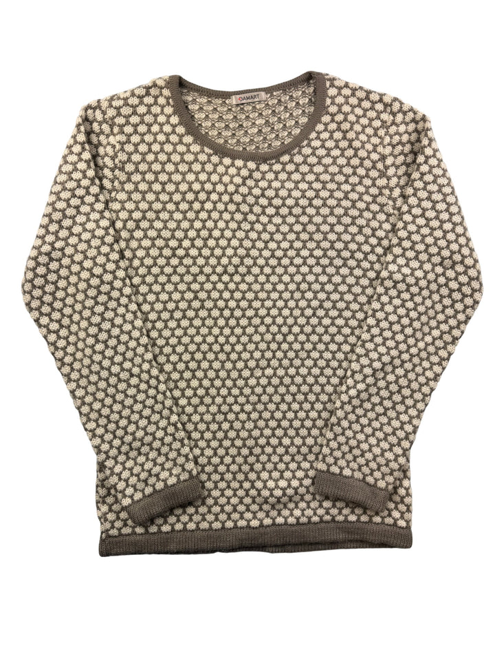Damart Geometric Patterned Sweater - L