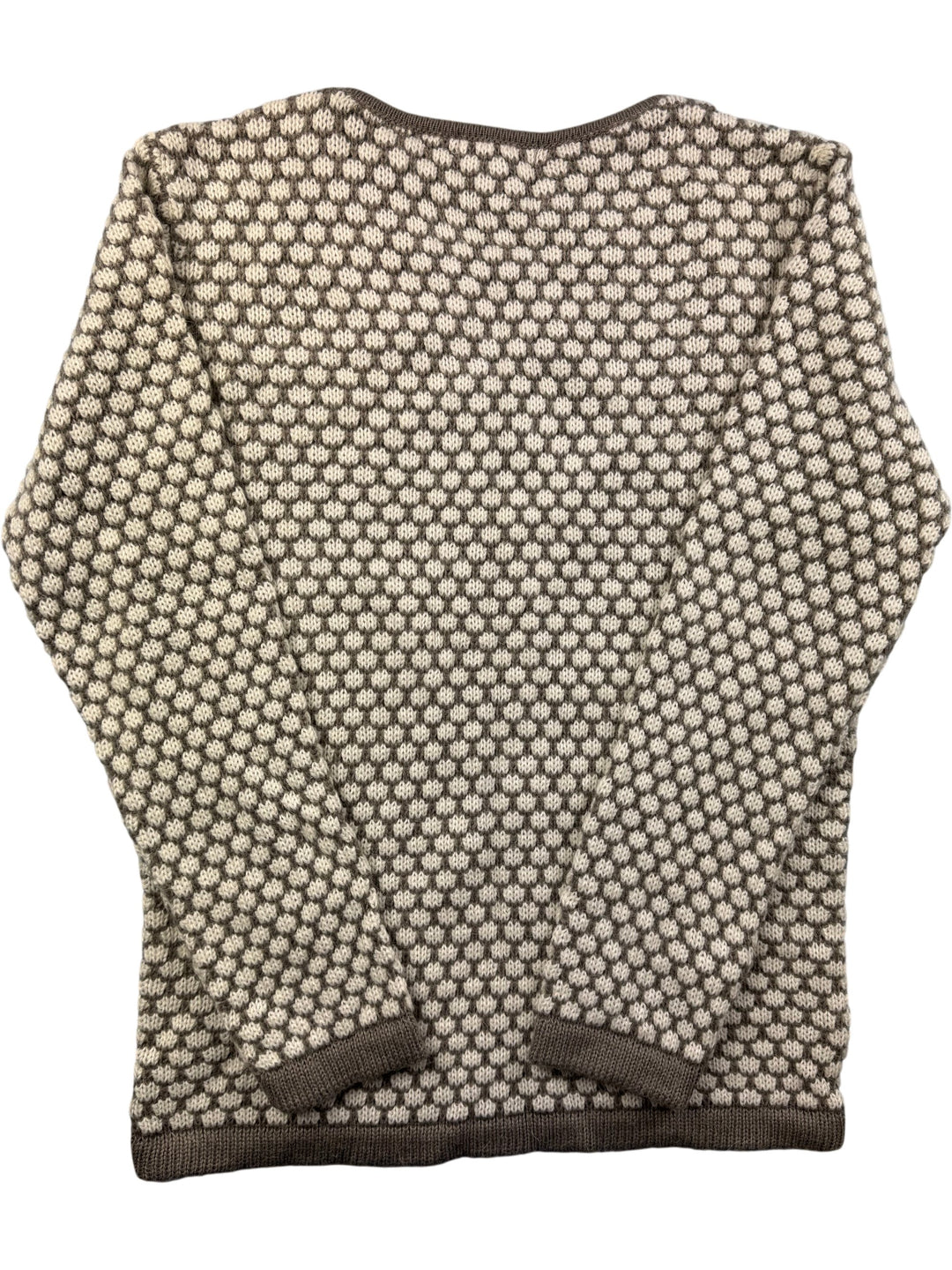 Damart Geometric Patterned Sweater - L - Think Vintage Online Ltd