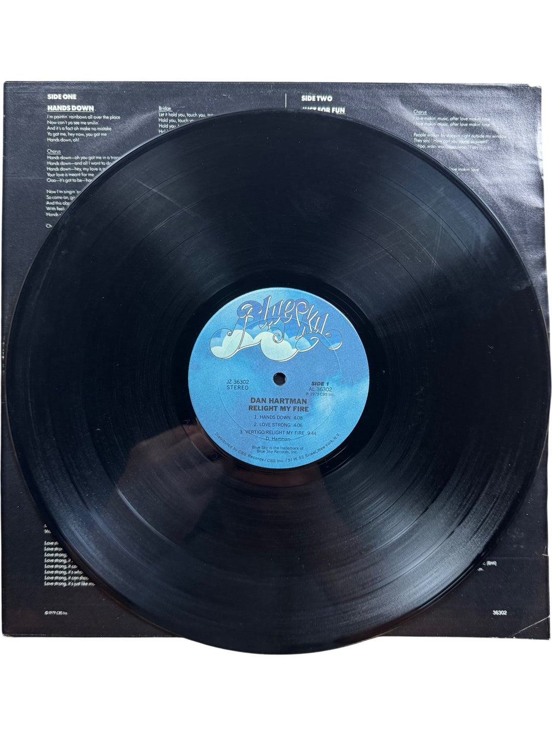 Dan Hartman Relight My Fire Vinyl - Good+
