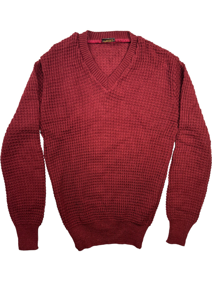 Daniel Acrylic Knit Sweater - S - Think Vintage ltd