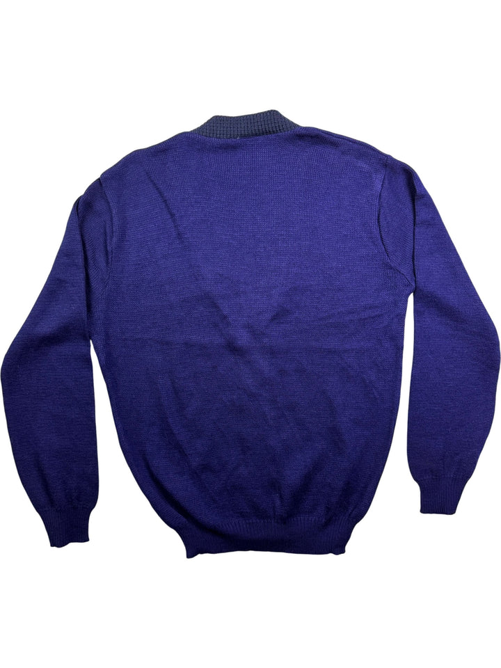 Daniel Diamond Pattern Cardigan - S - Think Vintage ltd