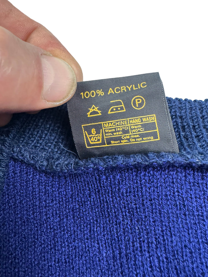 Daniel Diamond Pattern Cardigan - S - Think Vintage ltd