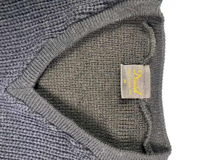 Daniel V-Neck Colour Block Sweater - S - Think Vintage