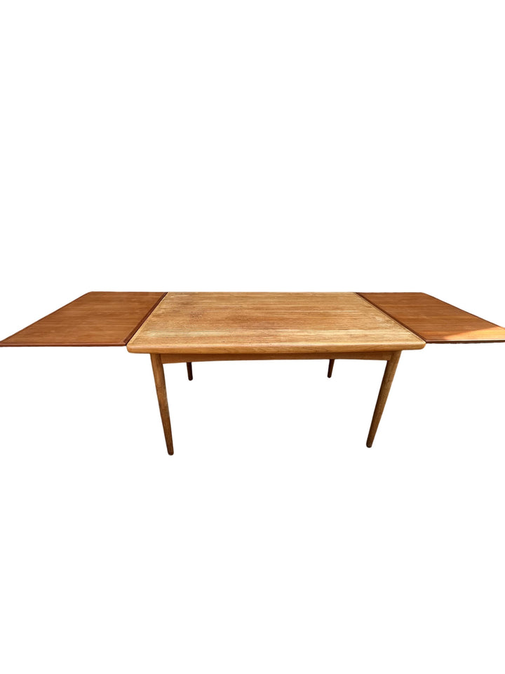 Danish Dining Table Dyrlund Extendable - Think Vintage