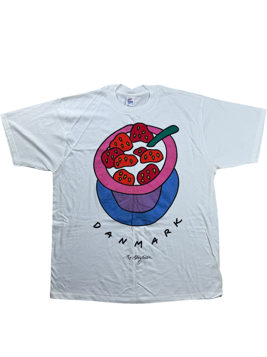 Danmark Jerzees Graphic T-Shirt - XL - Think Vintage ltd