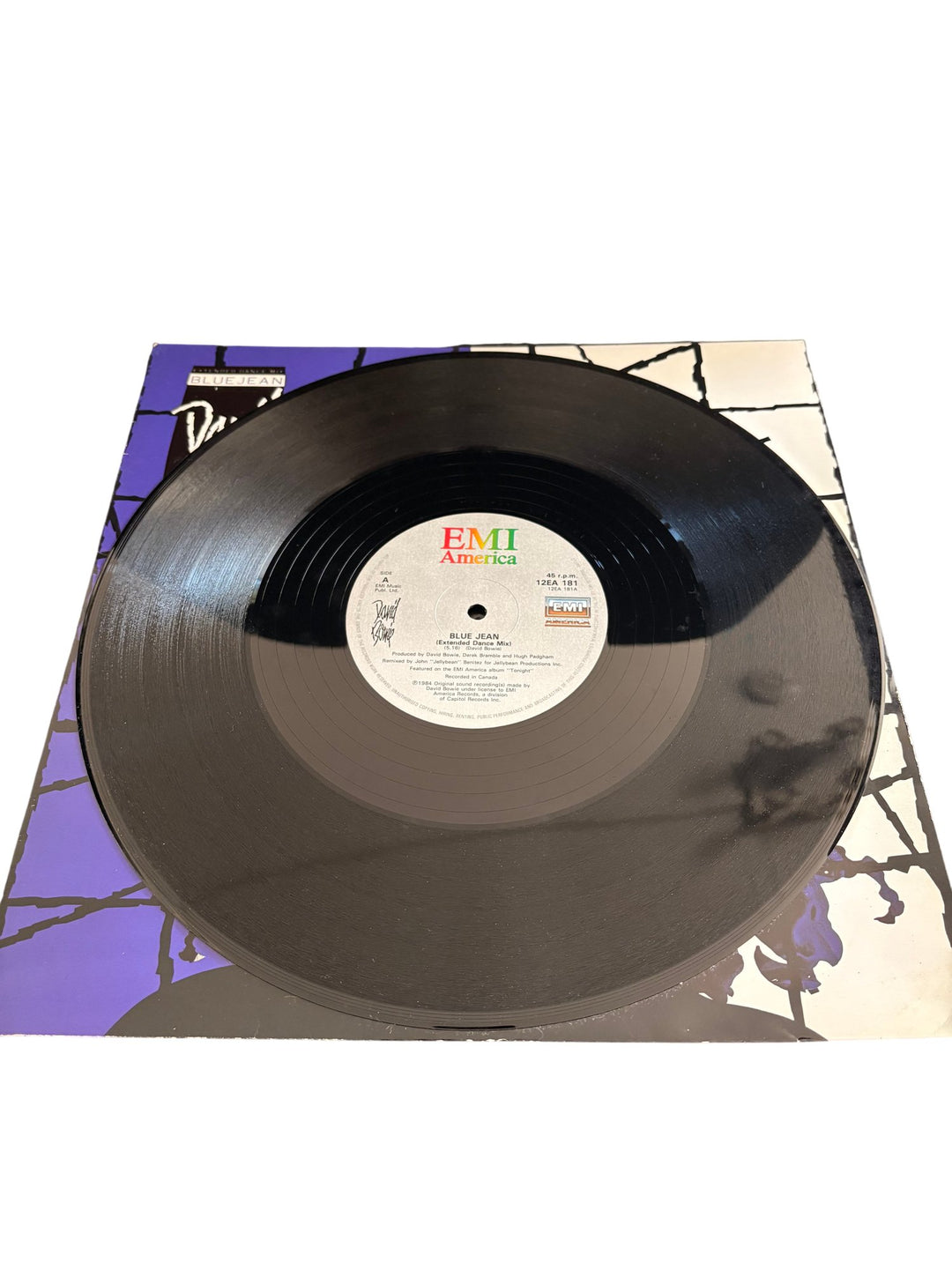 David Bowie Blue Jean Vinyl Record - Good - Think Vintage ltd