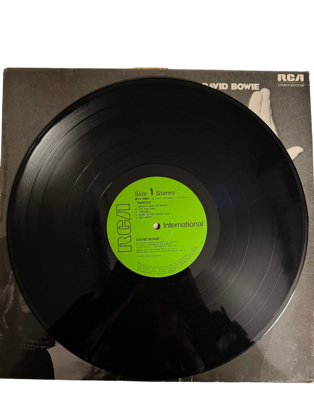 David Bowie Heroes Vinyl Record - Good - Think Vintage ltd