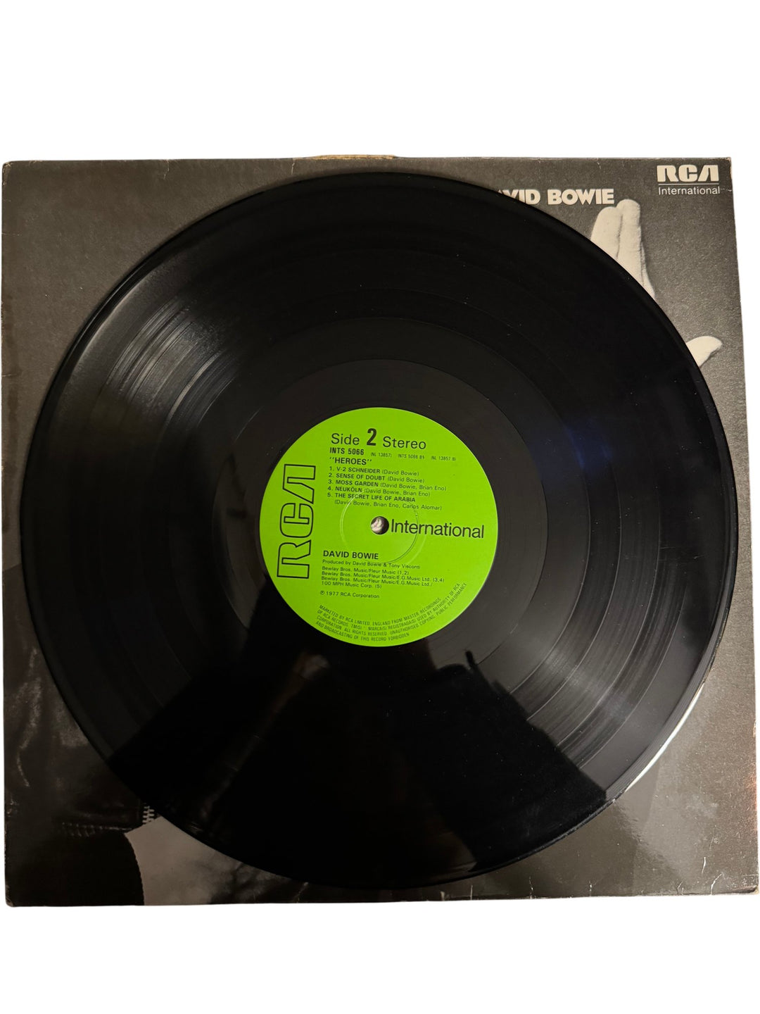 David Bowie Heroes Vinyl Record - Good - Think Vintage ltd