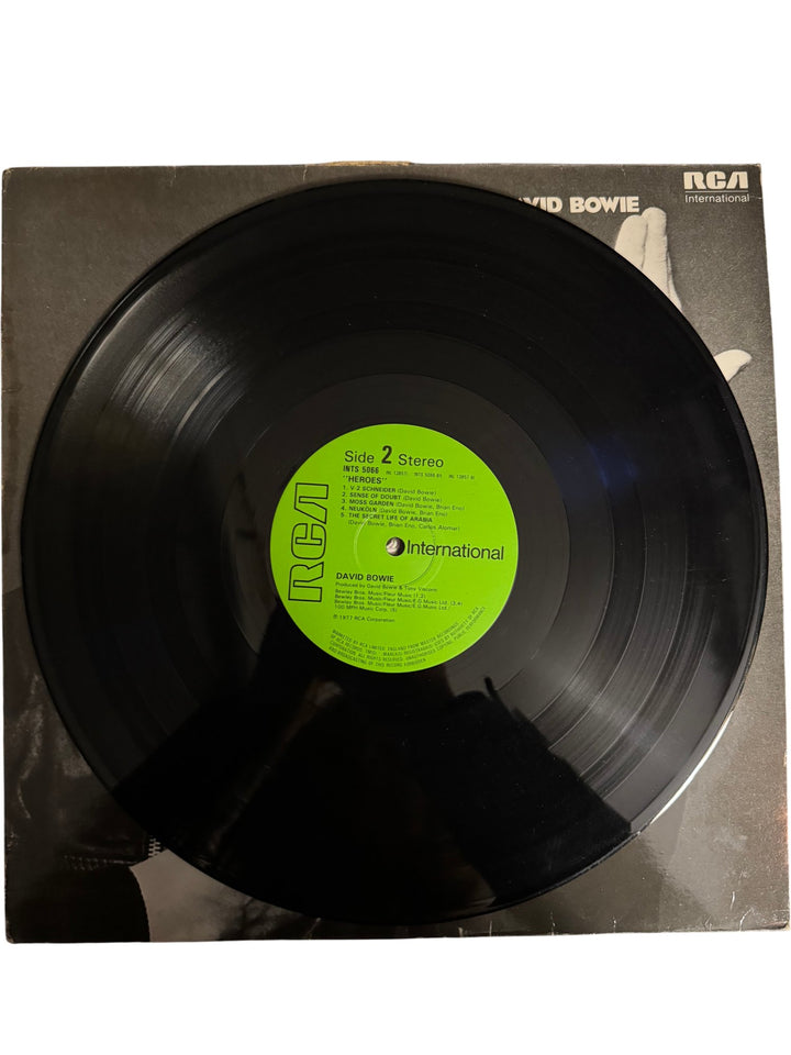 David Bowie Heroes Vinyl Record - Good - Think Vintage ltd