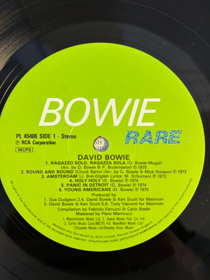 David Bowie Rare LP Record - NM/Mint - Think Vintage ltd