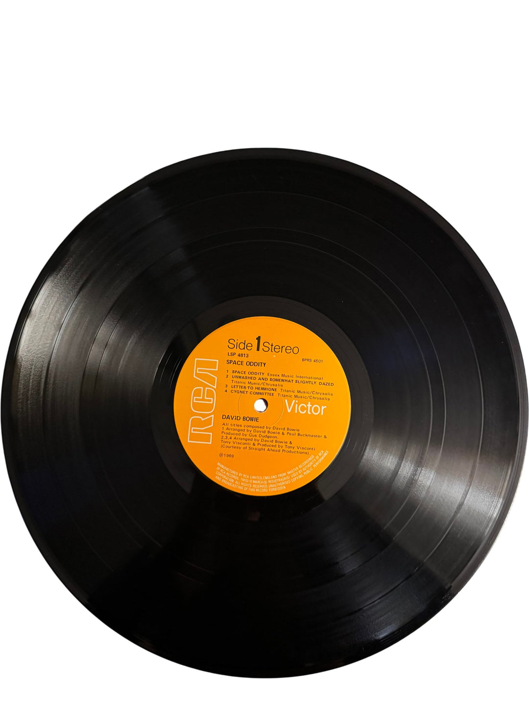 David Bowie Space Oddity Vinyl - Good - Think Vintage ltd