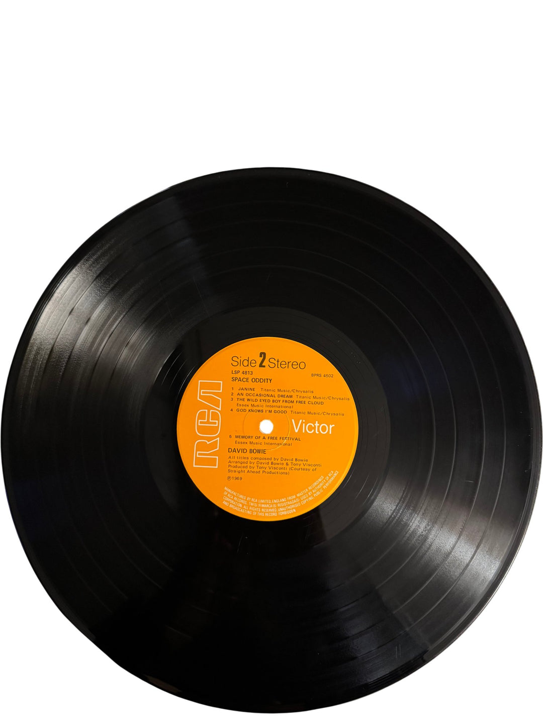 David Bowie Space Oddity Vinyl - Good - Think Vintage ltd