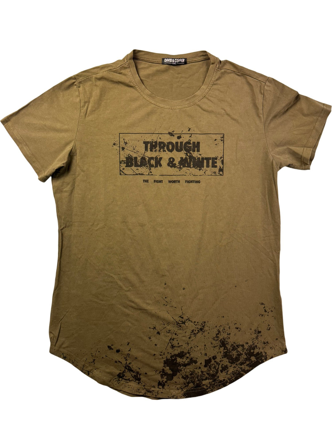 David & Copper Graphic T-Shirt - L - Think Vintage ltd