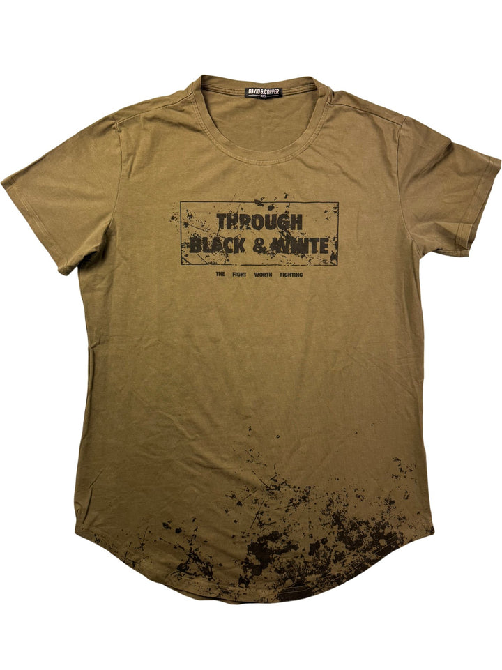 David & Copper Graphic T-Shirt - L - Think Vintage ltd