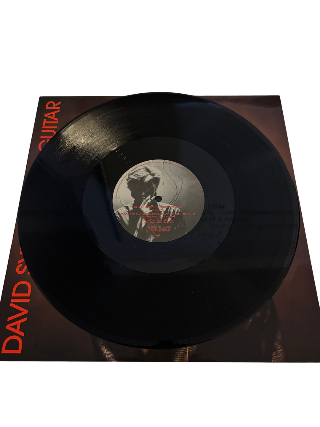 David Sylvian Red Guitar Vinyl Record - NM/Mint - Think Vintage ltd