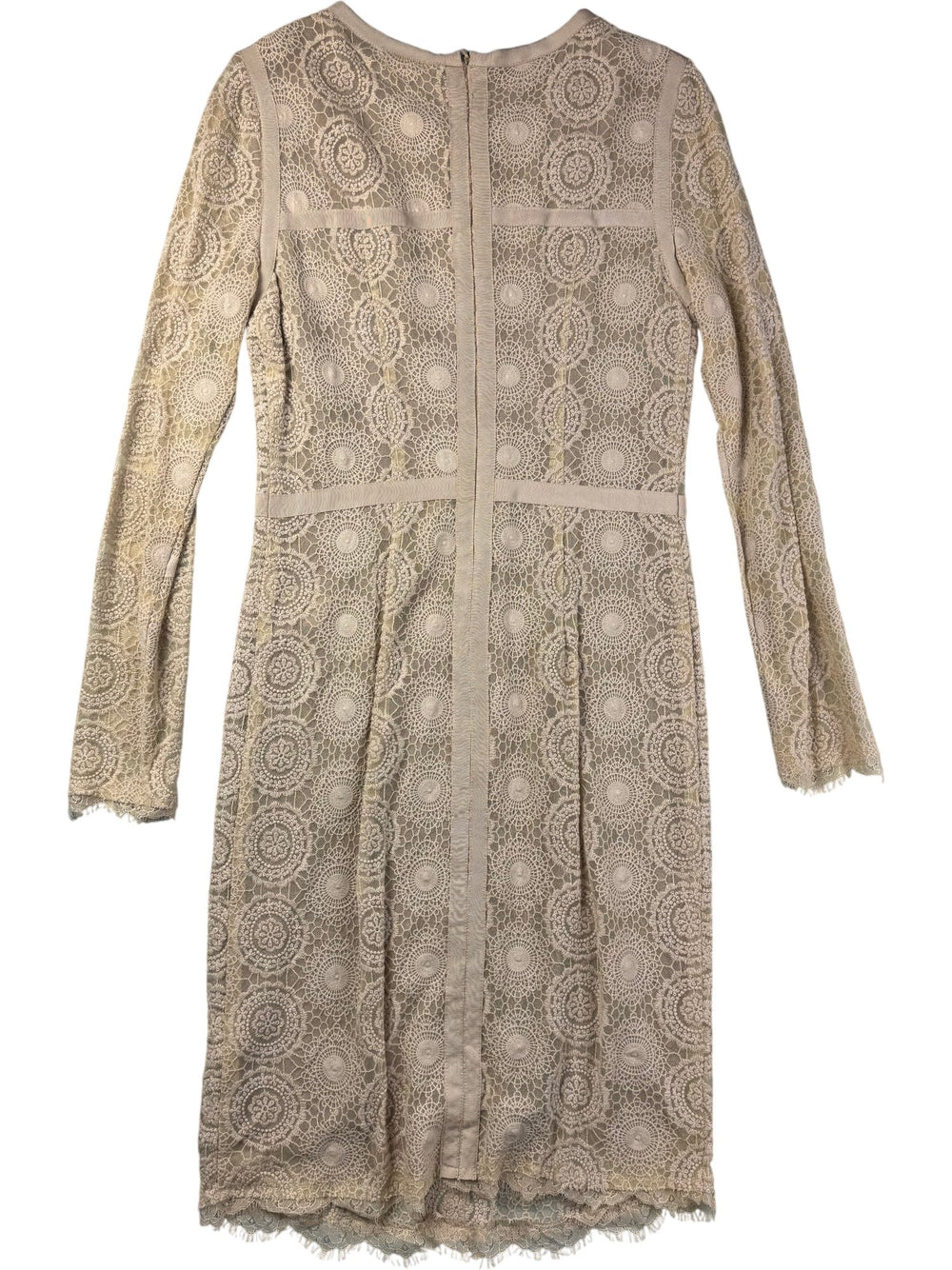 Day Birger Et Mikkelsen Beige Lace Dress - M - Think Vintage ltd
