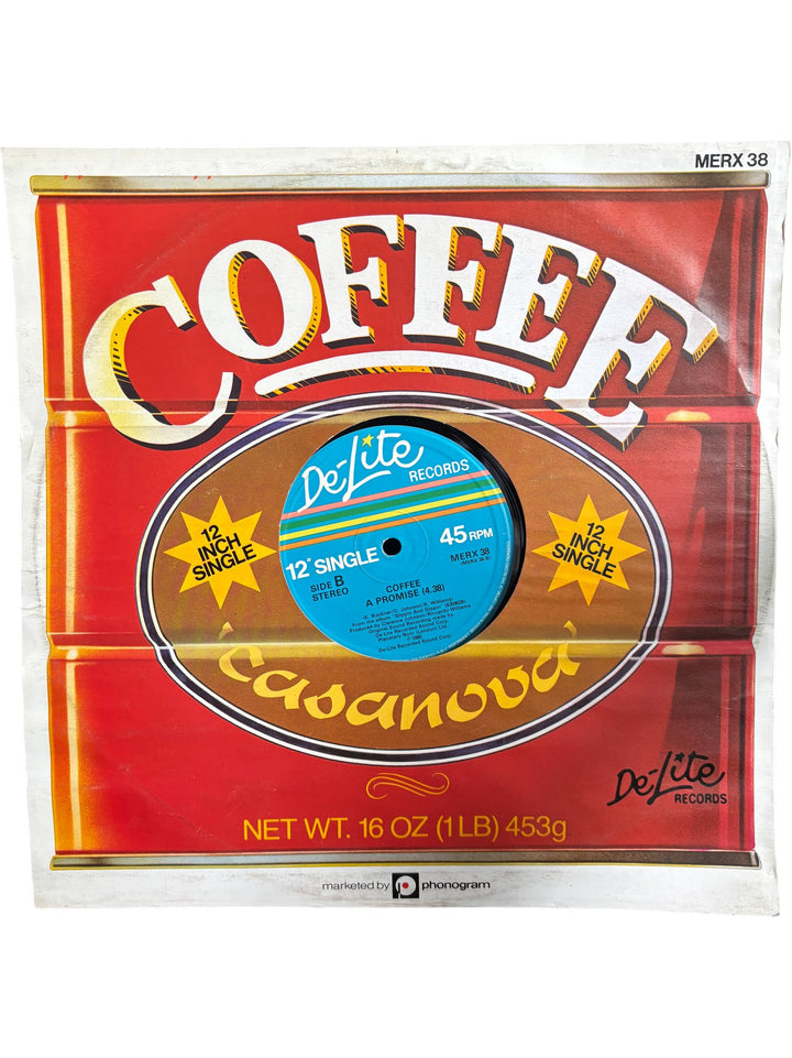 De-Lite Records Casanova 12 Inch Vinyl Single - Very Good - Think Vintage ltd