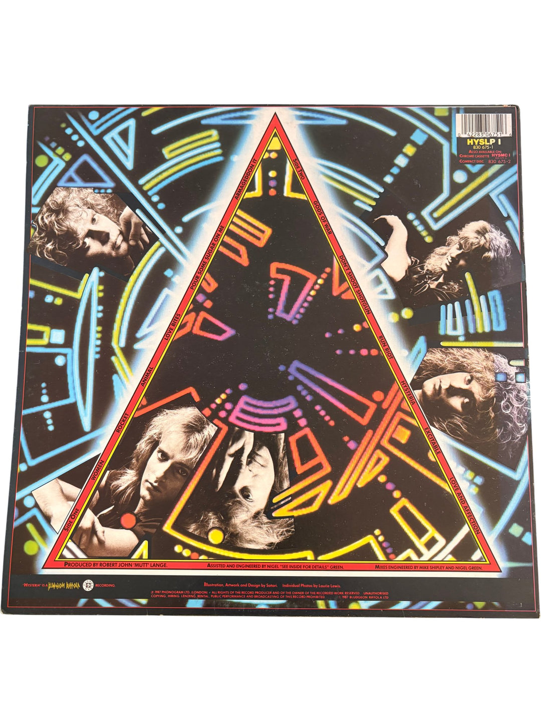 Def Leppard Hysteria Vinyl Record - Good - Think Vintage ltd