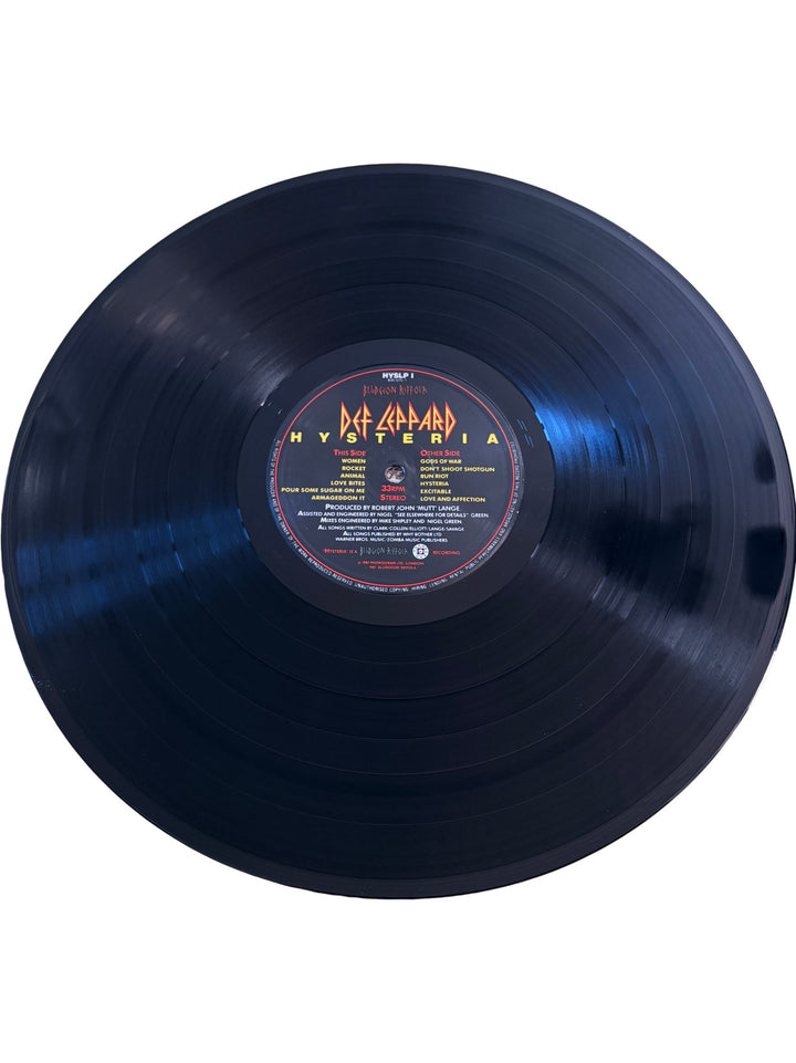 Def Leppard Hysteria Vinyl Record - Good - Think Vintage ltd