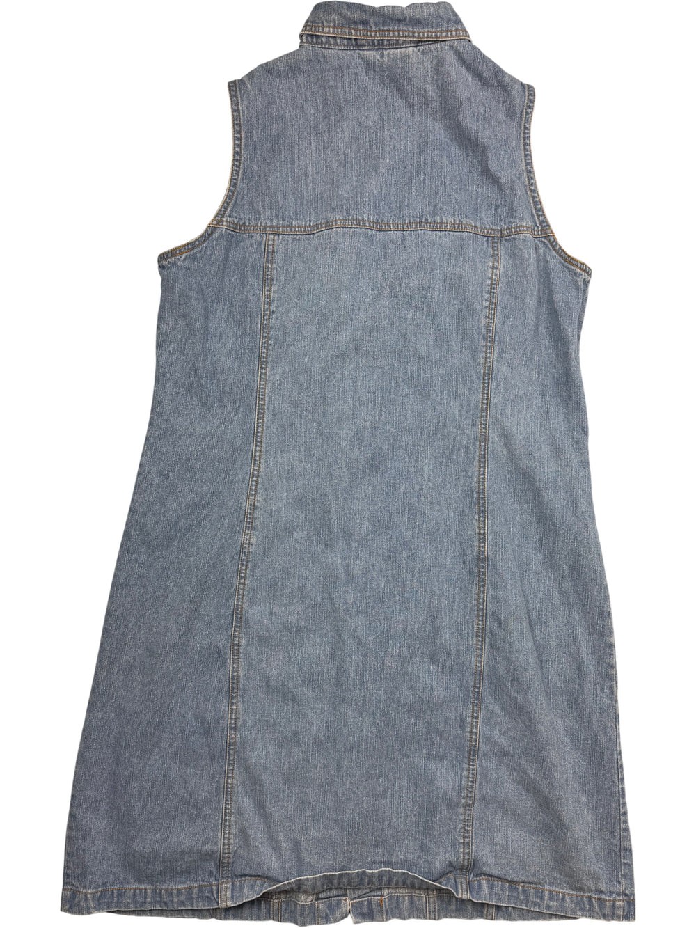 Denim Button-Up Dress - L - Think Vintage Online Ltd
