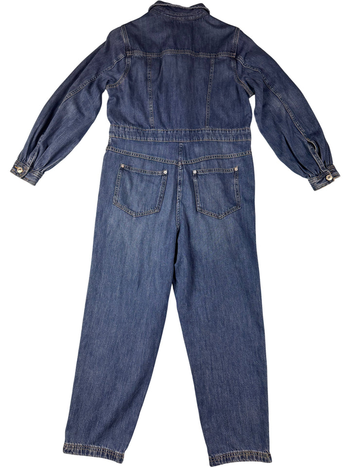 Denim Jumpsuit - S - Think Vintage