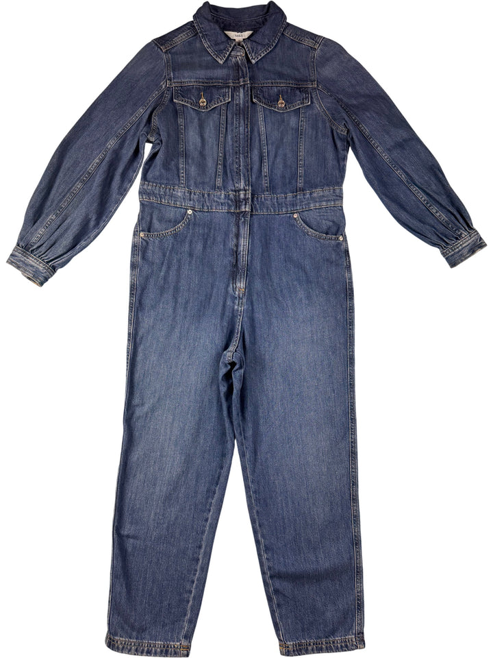 Denim Jumpsuit - S - Think Vintage Online Ltd