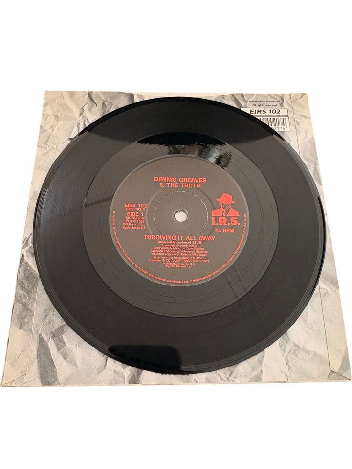 Dennis Greaves & The Truth Throwing It All Away Vinyl - Good - Think Vintage ltd