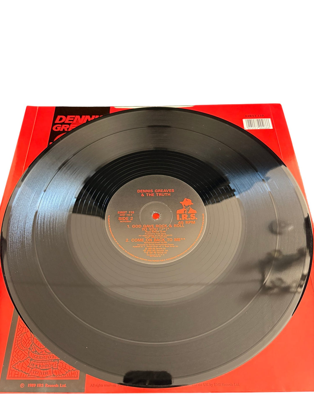 Dennis Greaves & The Truth Vinyl God Gave Rock & Roll To You - Good - Think Vintage ltd