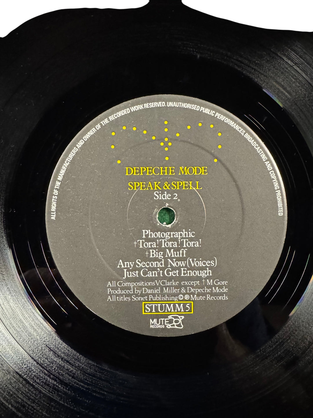 Depeche Mode Speak & Spell Vinyl Record - Think Vintage Online Ltd