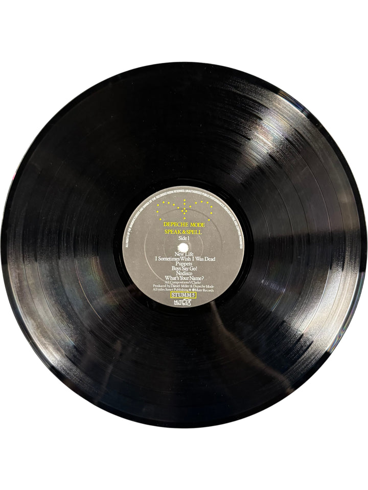 Depeche Mode Speak & Spell Vinyl Record - Think Vintage Online Ltd