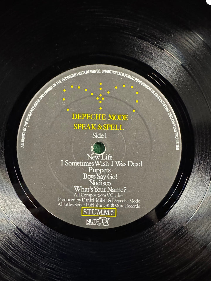 Depeche Mode Speak & Spell Vinyl Record - Think Vintage Online Ltd