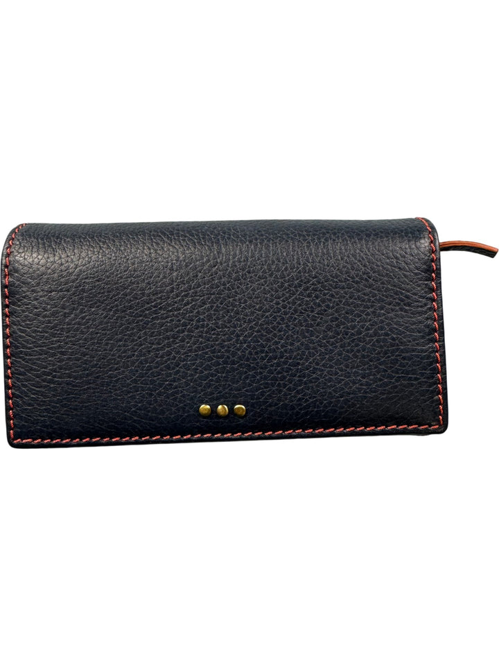 Devernois Black Leather Wallet - Think Vintage ltd