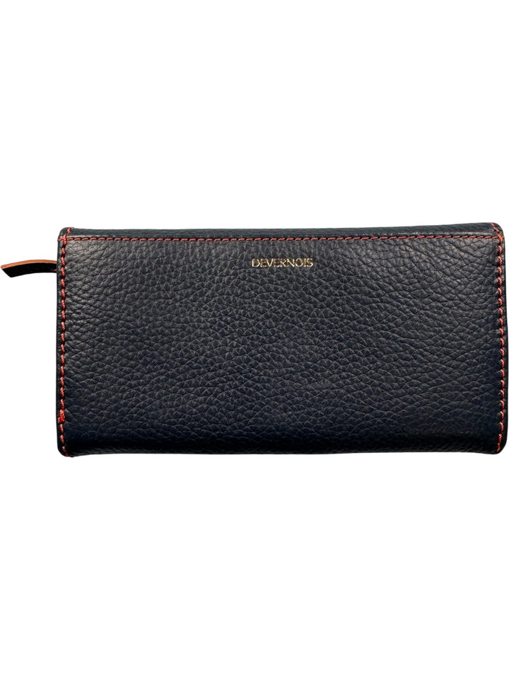 Devernois Black Leather Wallet - Think Vintage ltd