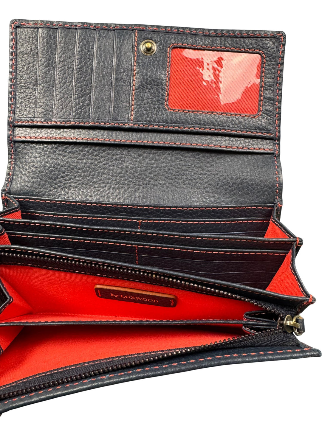 Devernois Black Leather Wallet - Think Vintage ltd