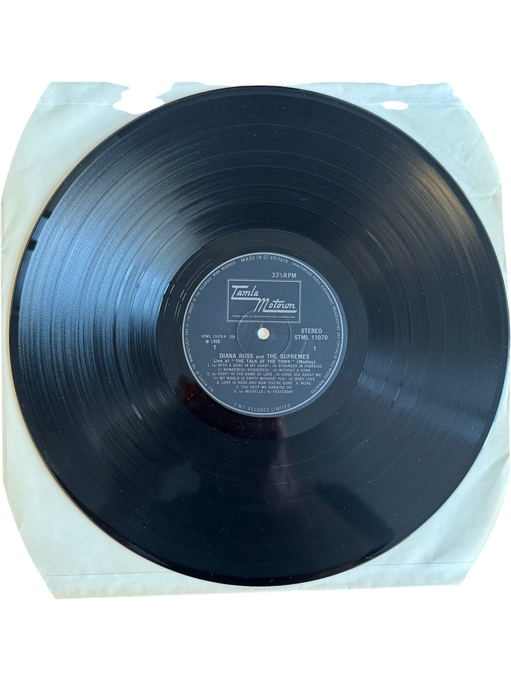 Diana Ross And The Supremes Live London Talk Of The Town Vinyl - Good - Think Vintage ltd