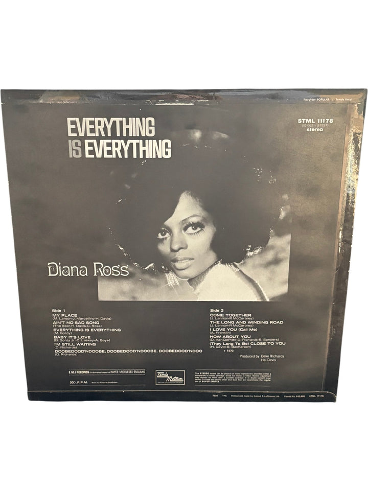 Diana Ross Everything Is Everything Vinyl - Think Vintage ltd