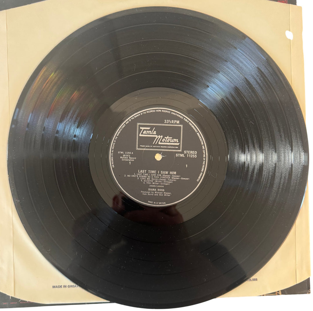 Diana Ross Last Time I Saw Him Vinyl - Think Vintage ltd
